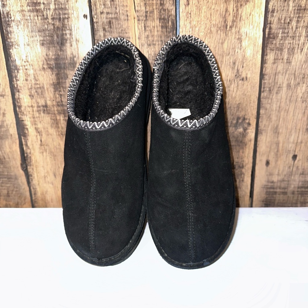 Bear Paw Martis Black Slippers Slides {11} Bearpaws Indoor Outdoor Shoes Bearpaw